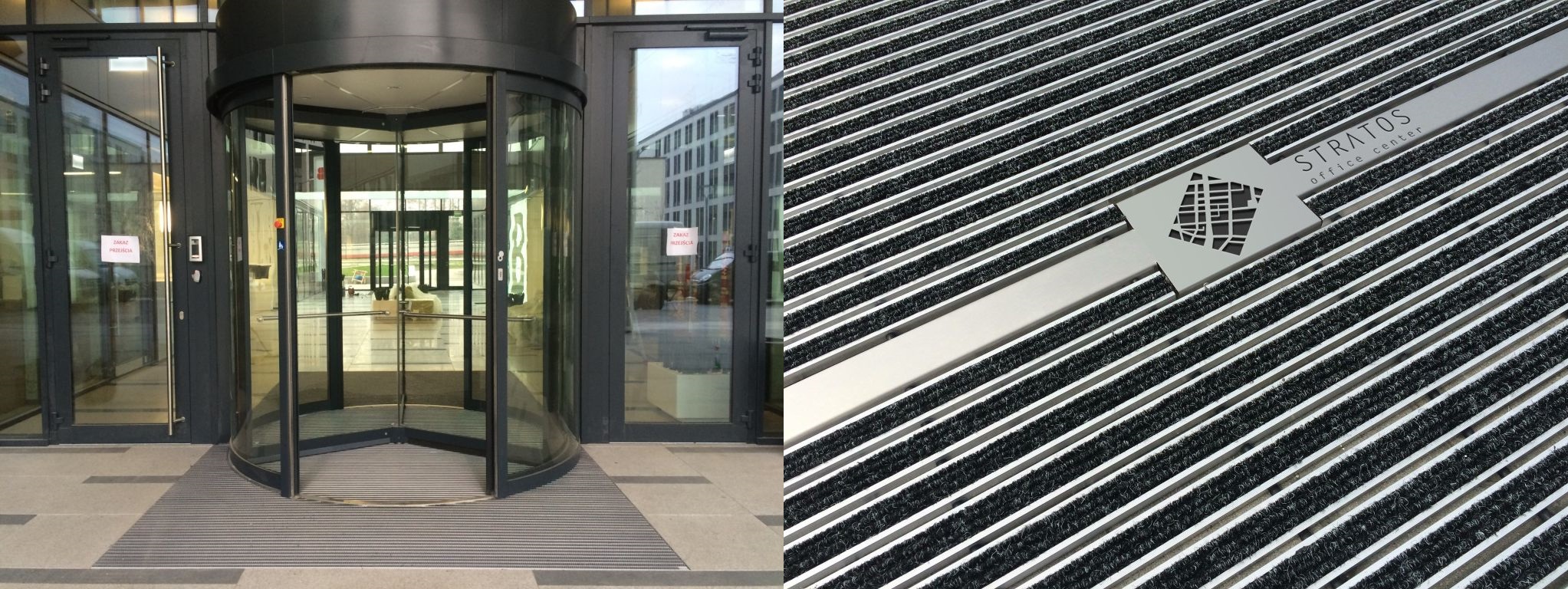 Eingangsmatten für den Außenbereich können auch das Aushängeschild Ihres Unternehmens sein. Bei Alukraft können Sie solche bestellen.