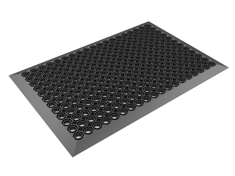 60x40 - Gummimatte, Gummiwabenmatte, Ringgummimatte